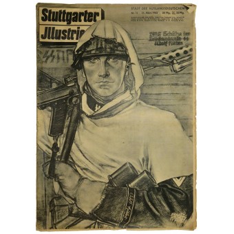 Leichte Maschinengewehr Schütze der Leibstandarte SS Adolf Hitler Stuttgarter Illustrierte. Espenlaub militaria